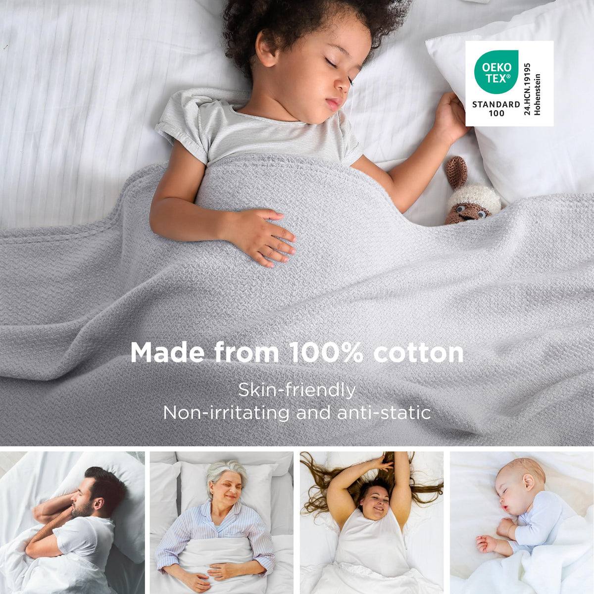 Bedsure GentleSoft oversized-king-blanket provides ample bed coverage.