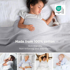 Bedsure GentleSoft oversized-king-blanket provides ample bed coverage.