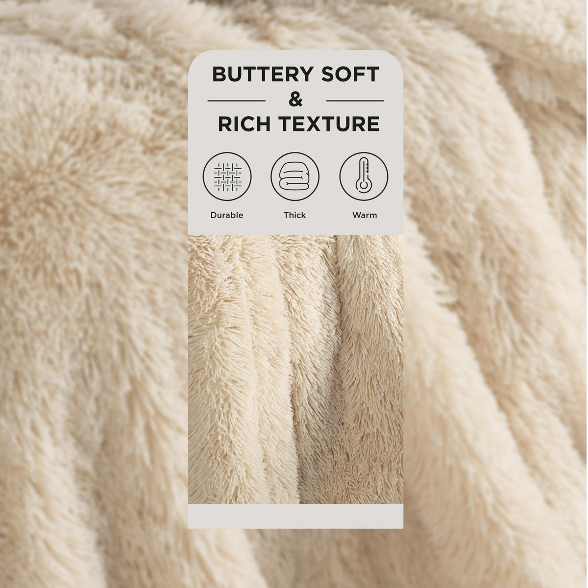 Bedsure reversible plush and sherpa blanket for year-round comfort.