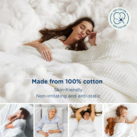 Bedsure Gentlesoft blanket with soft hand-feel for everyday comfort.