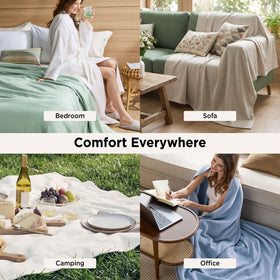 Bedsure GentleSoft lightweight blanket ideal for summer nights