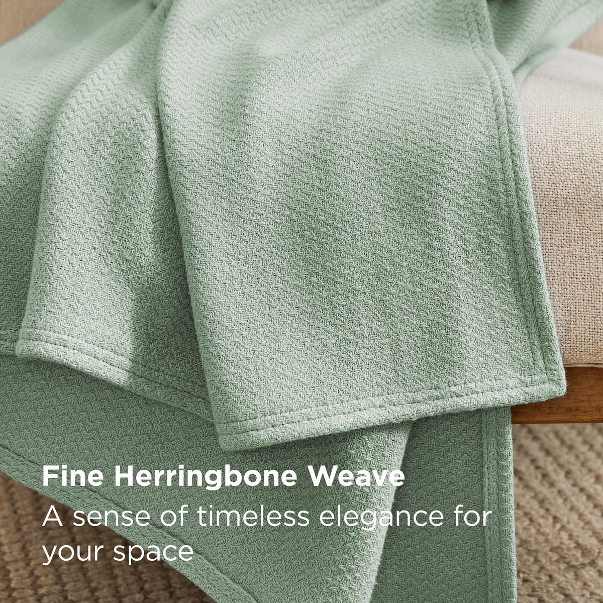 Bedsure GentleSoft 50x70 fold shows generous coverage for seating.