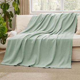 Bedsure GentleSoft living room scene demonstrates versatile decor and comfort.