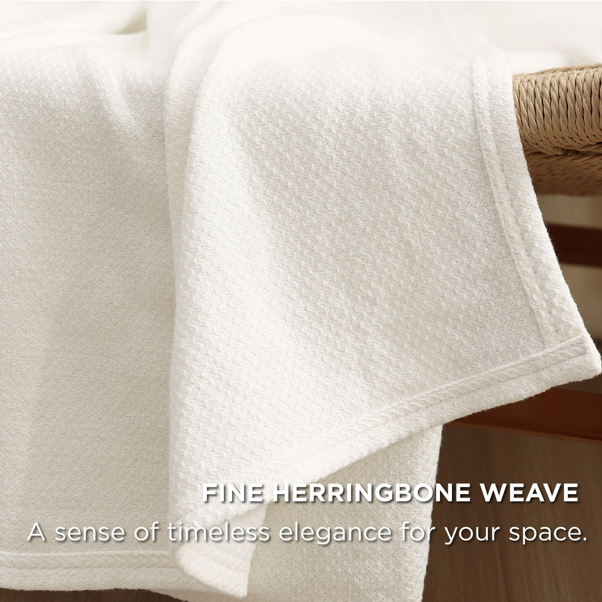 Bedsure GentleSoft throw draped on sofa to enhance decor with light comfort