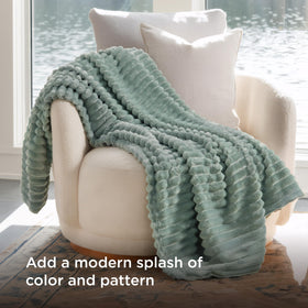 Bedsure GentleSoft blanket close-up reveals plush microfibers for lasting softness