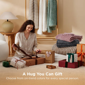 Gift-ready Bedsure GentleSoft Twin XL blanket packaging