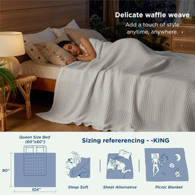Bedsure Gentlesoft warm-lightweight balance suits cool evenings without bulk.