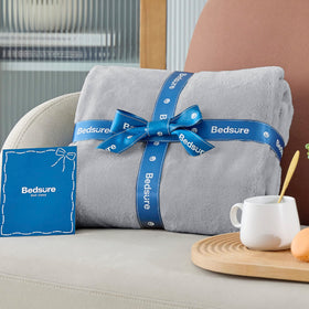 Bedsure gift-ready packaging blanket, a thoughtful present for all occasions.