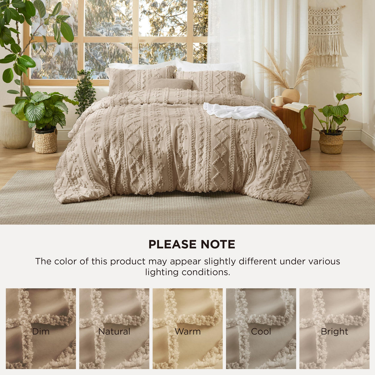 Bedsure gift-ready Boho bedding set king for stylish bedroom updates.