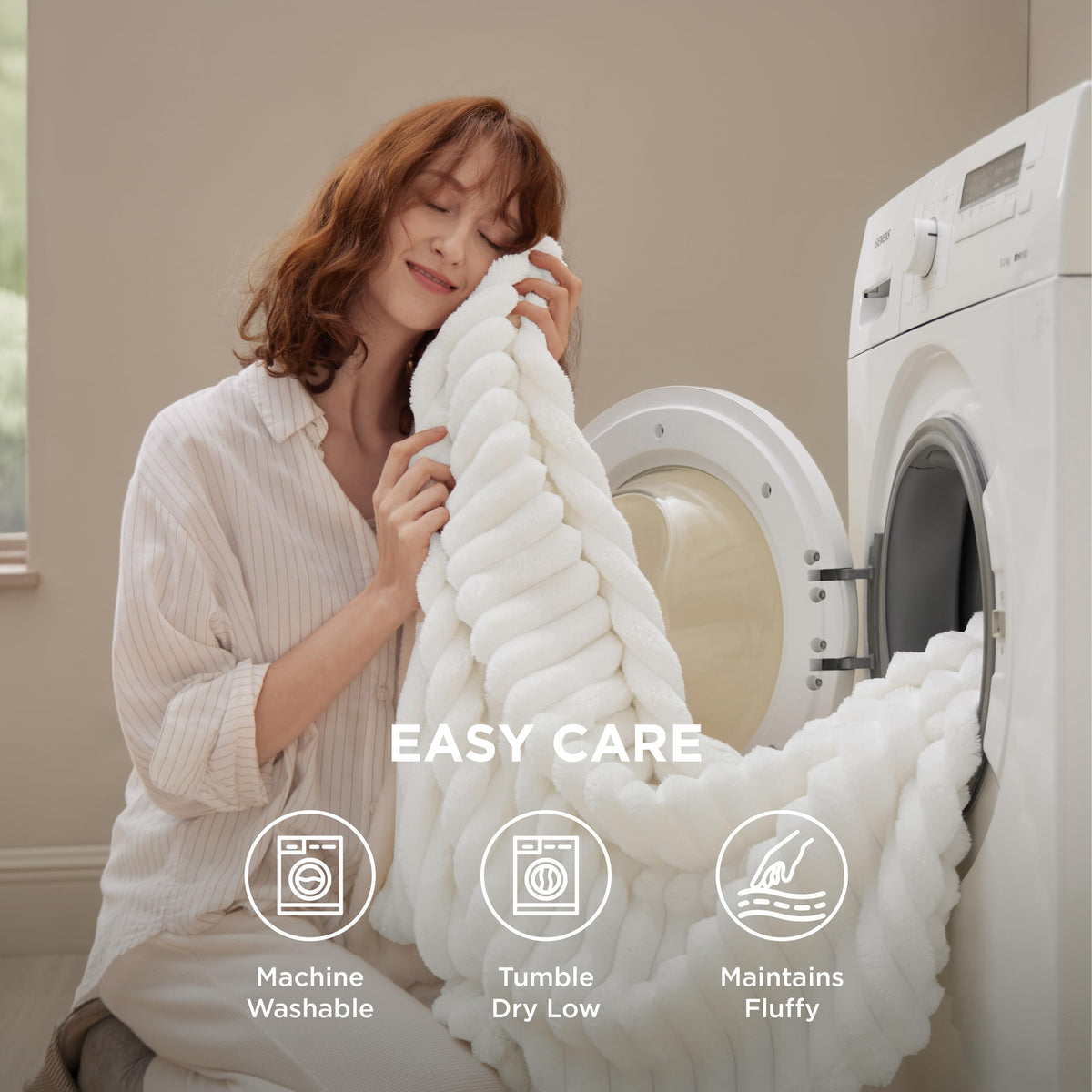 Bedsure gift-ready packaging presents a thoughtful wintertime present.