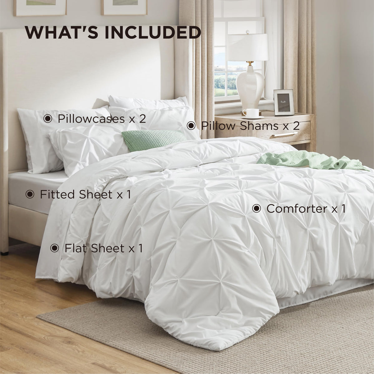 Bedsure gift-ready packaging makes it ideal for weddings and housewarmings.