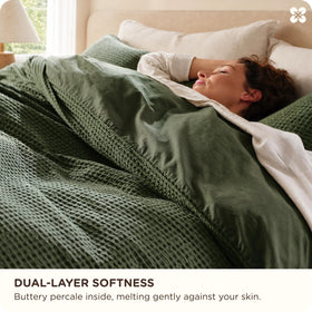 Bedsure Good Housekeeping Approved duvet cover indicating proven durability.