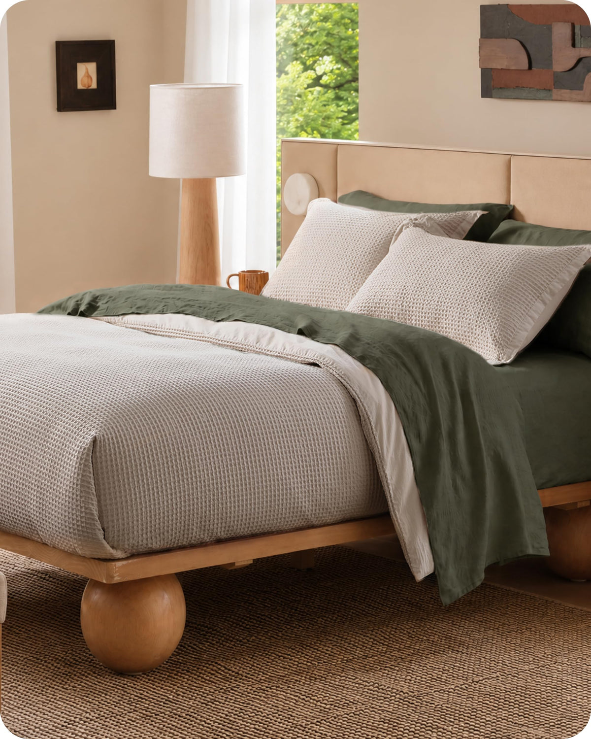 Bedsure Good Housekeeping approved badge on duvet cover indicating tested quality