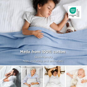 Bedsure herringbone weave blanket, soft texture adds timeless style