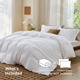 Bedsure duvet cover shown in multiple colors to match decor
