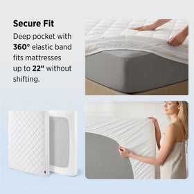 Bedsure machine-washable protector for easy care