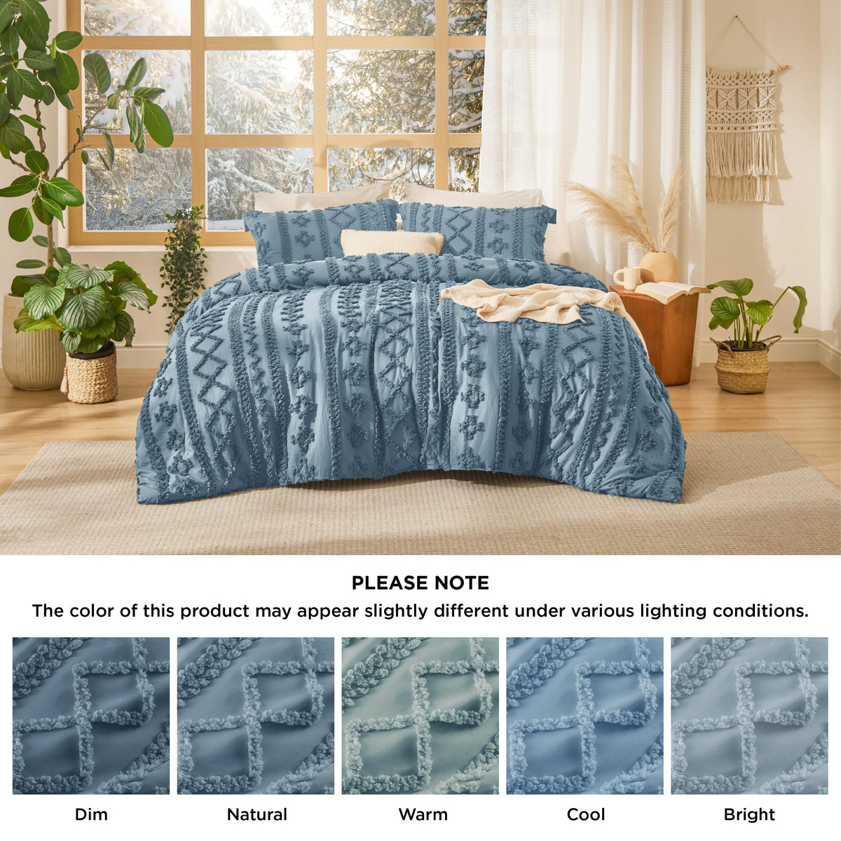 Bedsure king pillow shams coordinate for a complete, polished look