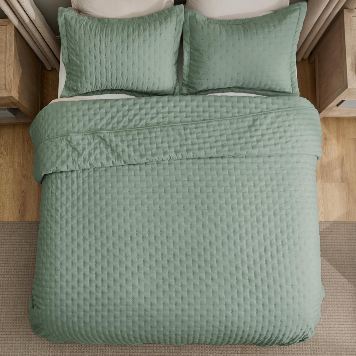 Bedsure sage green bedroom decor elevates style with modern boho flair
