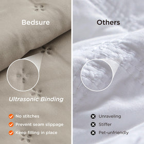 Bedsure versatile coverlet ideal for dorms, sofas, and bedrooms.
