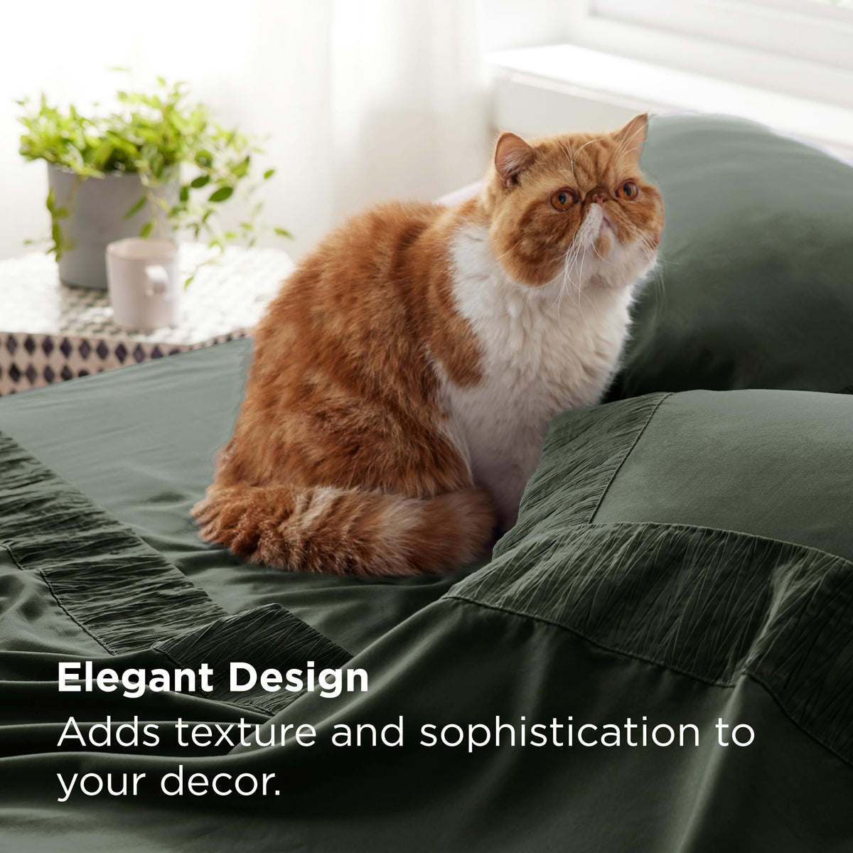 Bedsure microfiber close-up showing buttery softness and cooling feel.