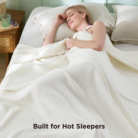 Bedsure king-size blanket on sofa illustrating versatile lounging