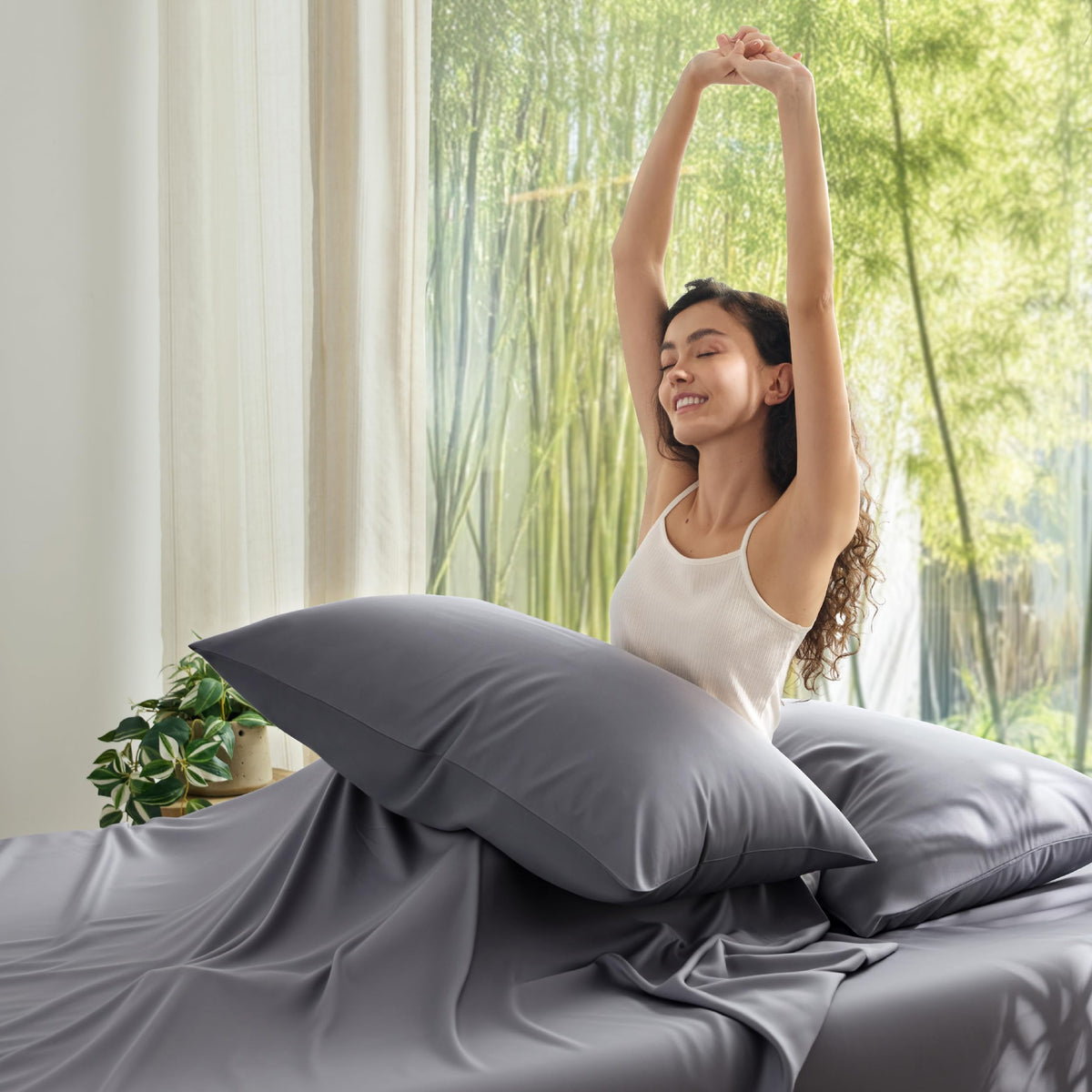 Bedsure king-size pillowcase 20x36 fits standard king pillows