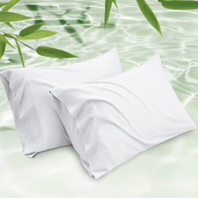 Bedsure king-size cooling pillowcase for hot sleepers and moisture-wicking comfort.