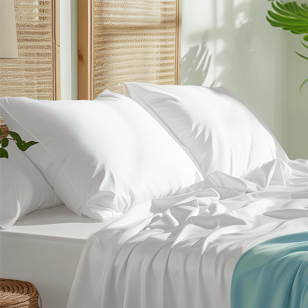 Bedsure king-size pillowcase set elevates bed styling.