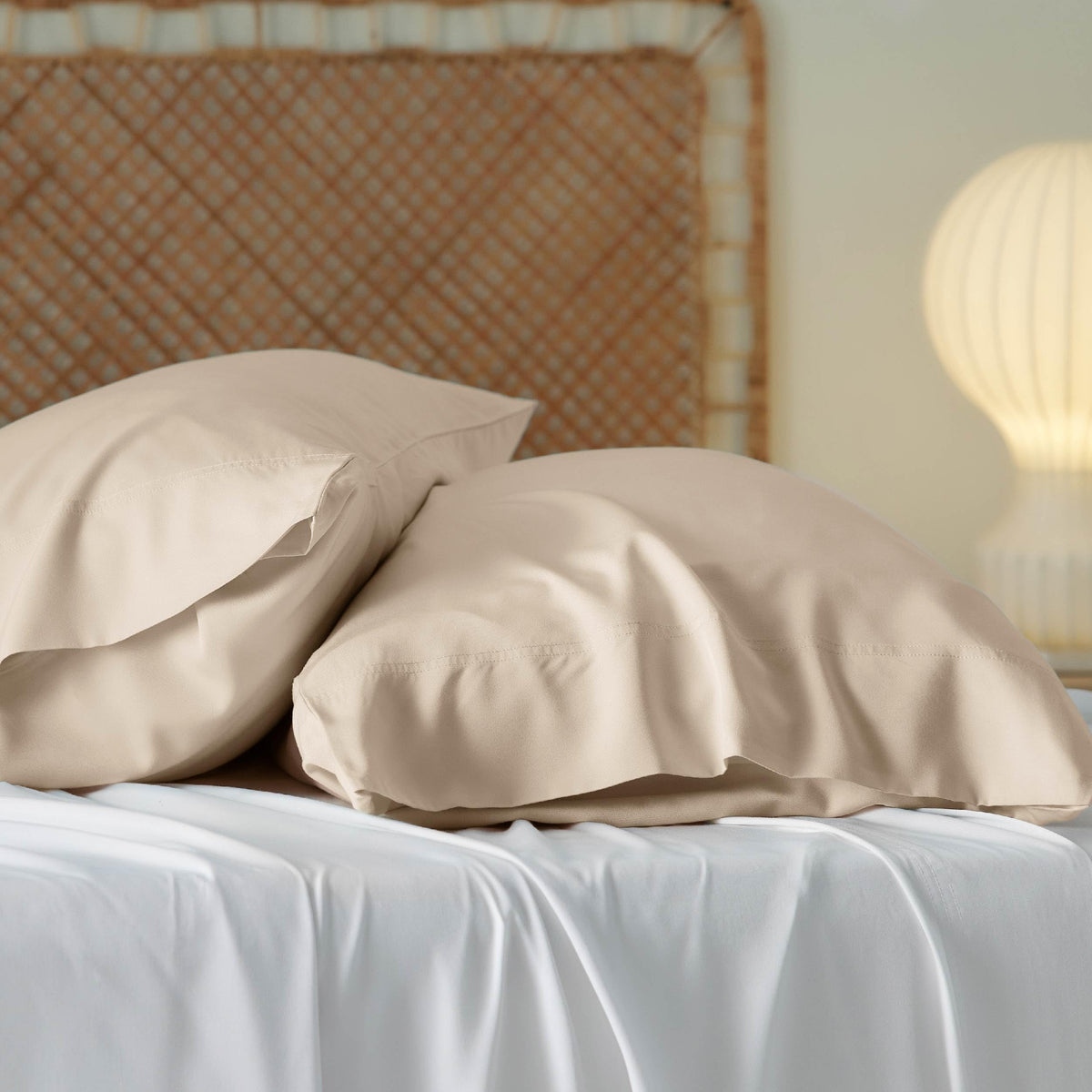 Bedsure king-size pillowcase set in box layout, ready to refresh bedding.