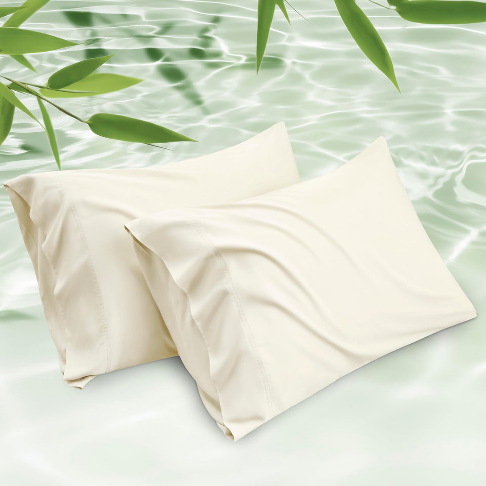 Bedsure king size pillowcases 2pc cooling fabric for hot sleepers.