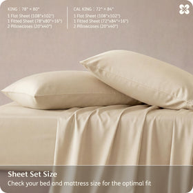 Bedsure bedroom setup featuring hotel-style bedding in a calm room.