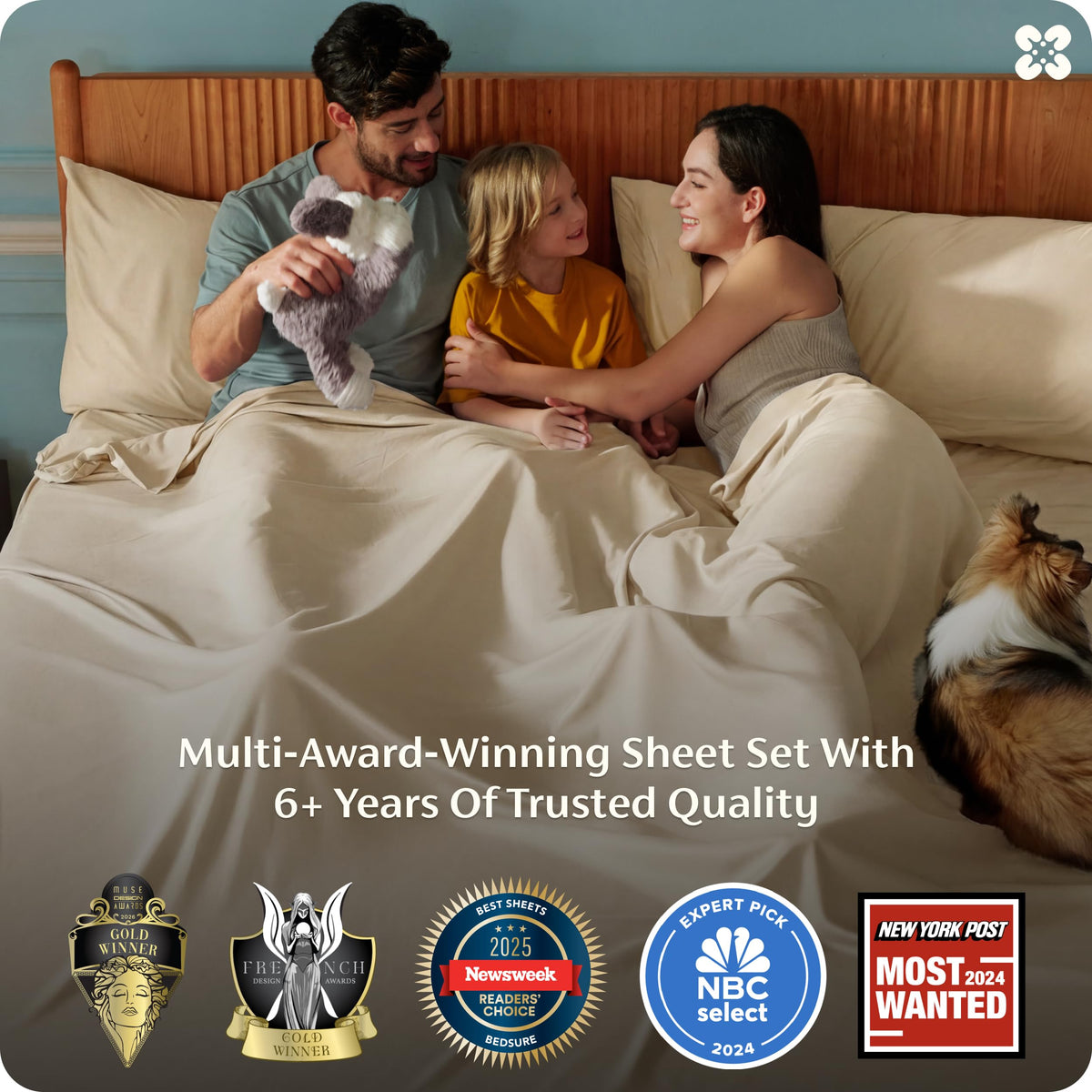 Bedsure king pillowcases with envelope closures to prevent slipping.