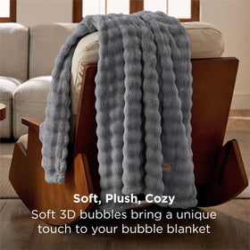 Bedsure lightweight warmth makes all-season comfort on the sofa.