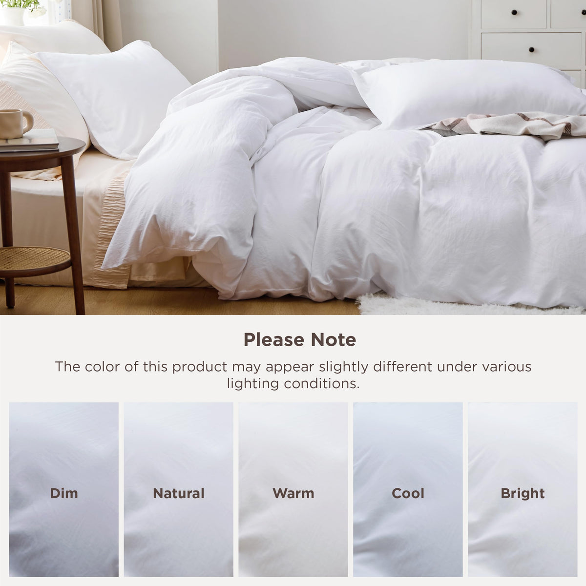 Bedsure lightweight year-round bedding offers comfortable sleep in any season.