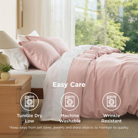 Bedsure lightweight bedding ideal for year-round use.