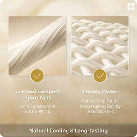 Bedsure linen-like texture sheets offer a relaxed look with smooth, wrinkle-free feel.