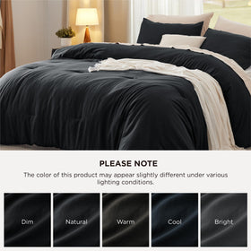 Bedsure luxury bedroom makeover with oversized dimensions and plush feel.
