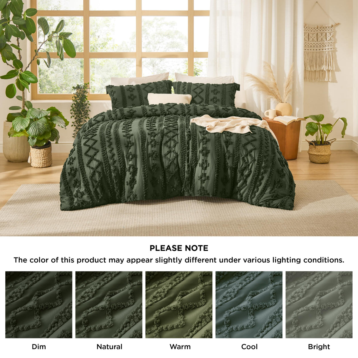 Bedsure cozy bed setup conveys year-round comfort and style