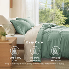 Bedsure machine-washable and dryer-safe for easy care.
