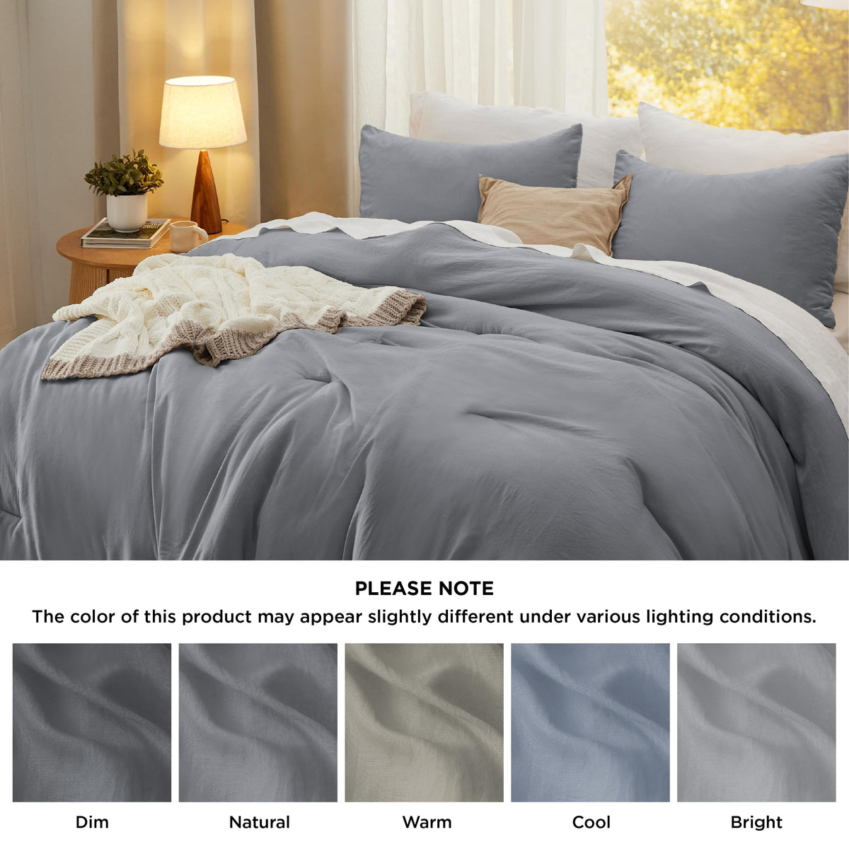 Bedsure machine-washable bedding for easy care and quick refresh