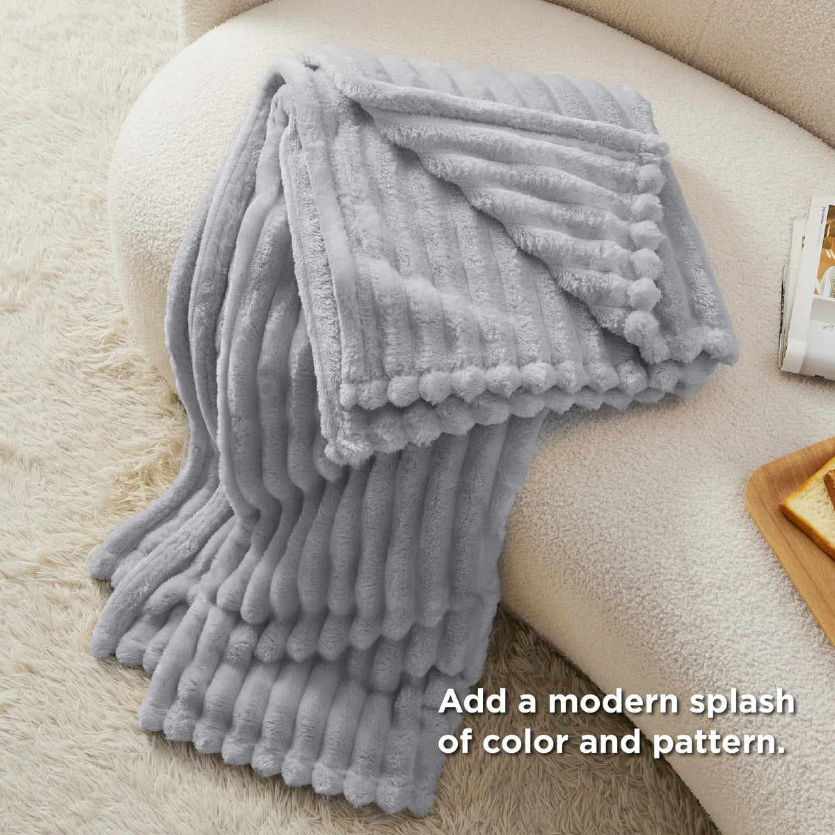 Bedsure Machine washable blanket for easy care at home