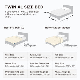 Bedsure duvet insert is machine washable for easy care