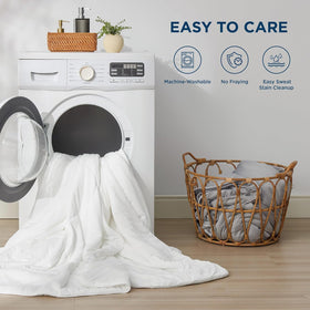 Bedsure machine-washable design for easy care and long-lasting freshness.