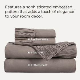 Bedsure microfiber brushed texture offers soft, breathable comfort for cool nights.