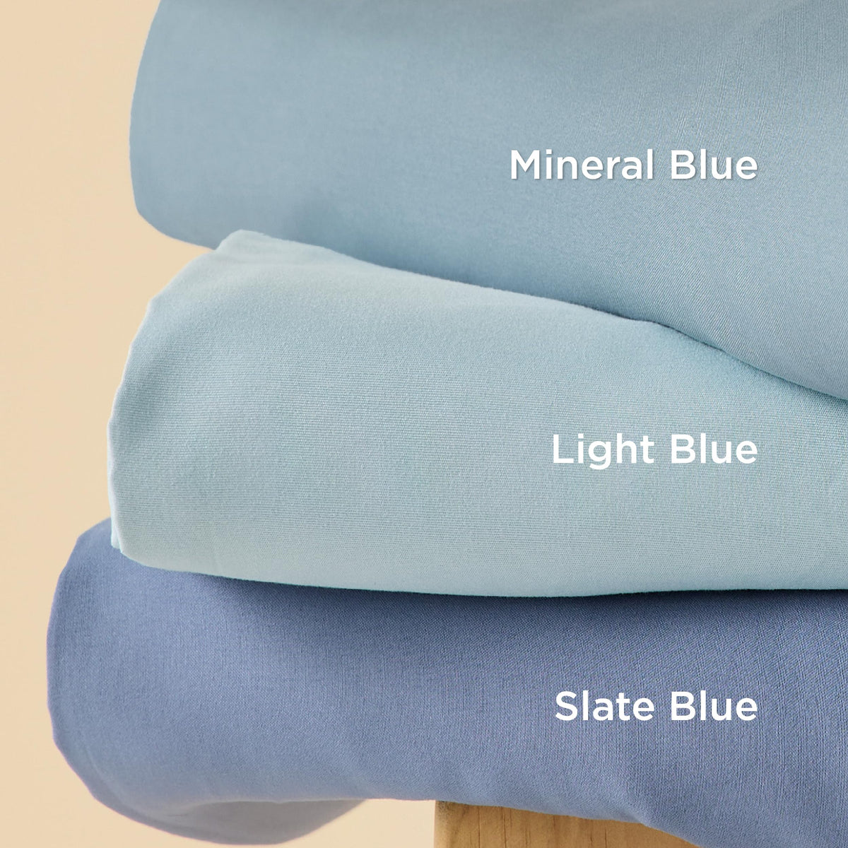 Bedsure mineral blue bedroom scene demonstrates versatile decor for any room.
