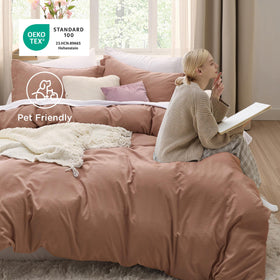 Bedsure Mocha Mousse durable stitching enhances long-lasting wear and color integrity