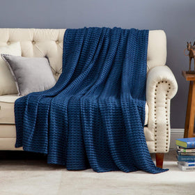Bedsure moisture wicking blanket helps stay comfortable on warmer evenings.