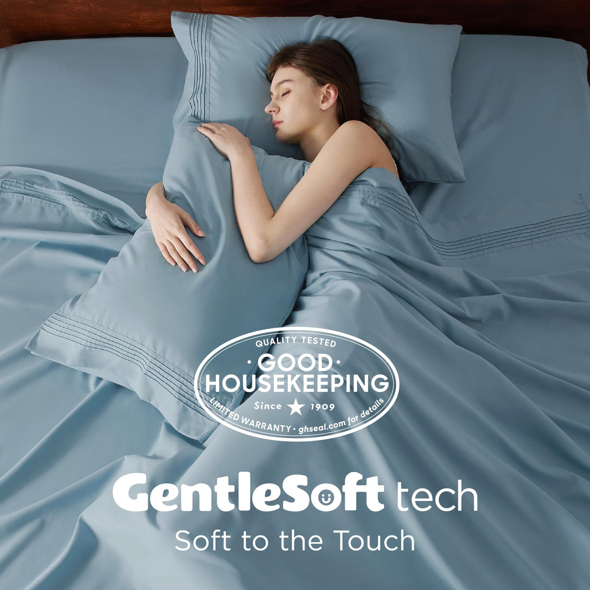 Bedsure moisture-wicking sheets help keep you cooler and drier at night.