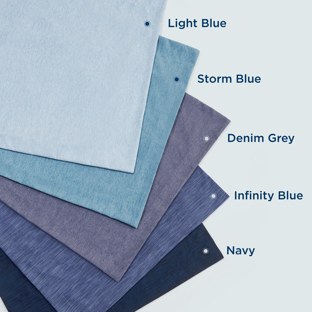 Bedsure navy blue color close-up emphasizes timeless decor compatibility