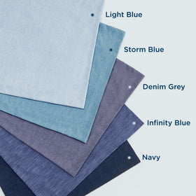 Bedsure navy blue color close-up emphasizes timeless decor compatibility